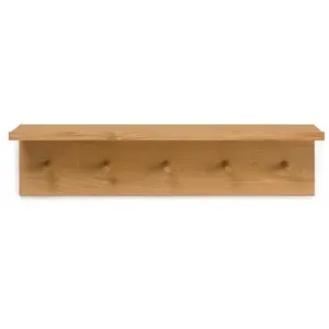 ferm LIVING Étagère Place Rack, 75 cm de long, crochets, bois
