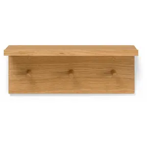 ferm LIVING Étagère Place Rack, 45 cm de long, crochets, bois