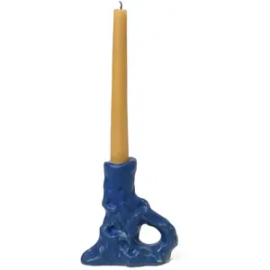 ferm LIVING Bougeoir Dito Single, bleu, céramiqueVendu parmade-in-design