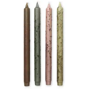 Comparateur de prix : Ferm Living - Bougies Mura - Set de 4 Multicolore taille unique
