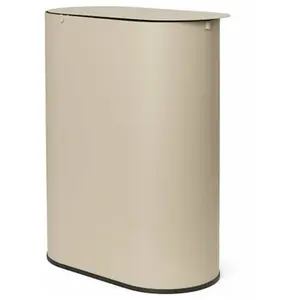 ferm LIVING Poubelle Enkel, beige, seau intérieur, 19 litres pas cher