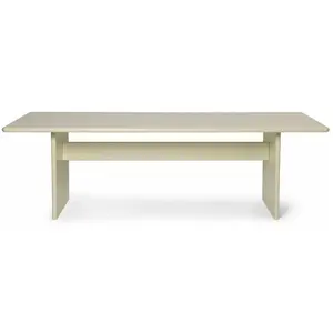 Table à manger en bois blanc 90 x 247 cm Rink - Ferm LivingVendu parmade-in-design