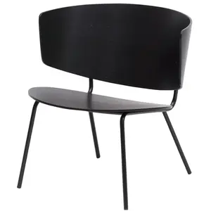 Fauteuil lounge Herman Noir - Ferm LivingVendu parsmallable