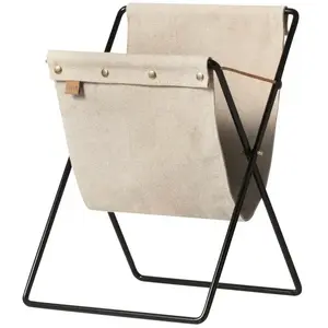 ferm LIVING Porte-revues Herman, coton, fer pas cher