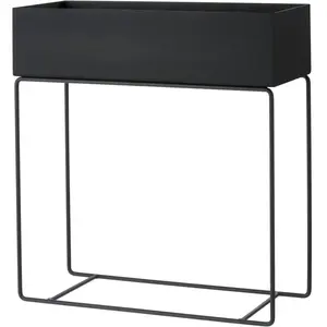 Ferm Living - Jardinière sur pied en métal  Noir taille unique