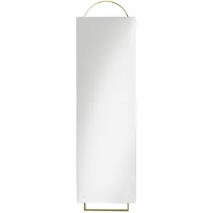 Grand miroir en fer couleur laiton 45 x 159 cm Adorn - Ferm Living