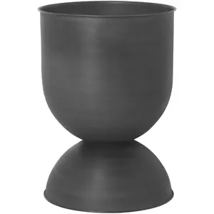 ferm LIVING Pot de fleurs Hourglass, noir, Ø 40 cm, réversibleVendu parmade-in-design