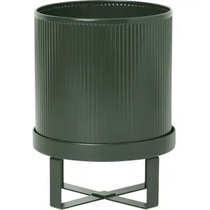 Ferm Living - Pot de fleurs Bau - Vert - Acier galvanisé - Designer Herman Studio
