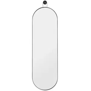 ferm LIVING miroir mural Poise, ovale, hauteur 99 cm, verre, ferVendu parsmallable