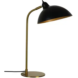 Dyberg Larsen Futura lampe à poser laiton/noire pas cher