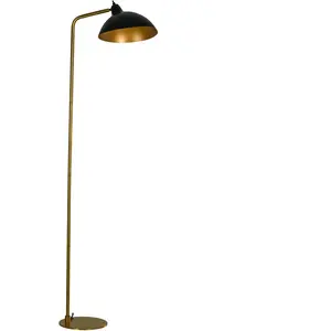 Dyberg Larsen Futura lampadaire laiton/noir pas cher