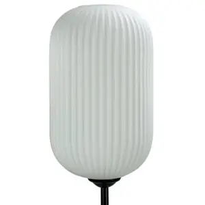 Dyberg Larsen Riflet lampadaire abat-jour en verre