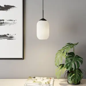 Comparateur de prix : Dyberg Larsen Riflet suspension en verre, Ø 14 cm
