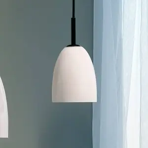 Comparateur de prix : Dyberg Larsen Jazz suspension opale/noire 12 cm