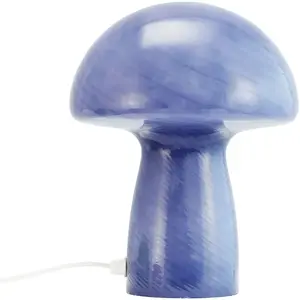 Dyberg Larsen lampe de table Mushroom, bleu, hauteur 23 cm, verreVendu parkaufland