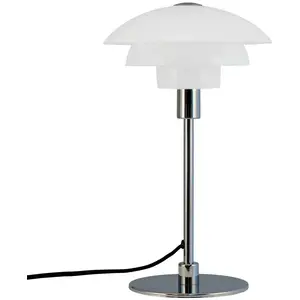 Comparateur de prix : Dyberg Larsen lampe de table Morph, opale, hauteur 35 cm, verre