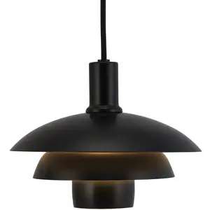 Dyberg Larsen Suspension Morph, noir, Ø 21 cm, métal pas cher