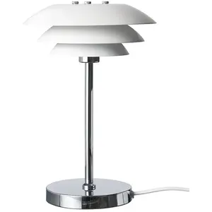 Dyberg Larsen DL20 lampe à poser métal blanc pas cher