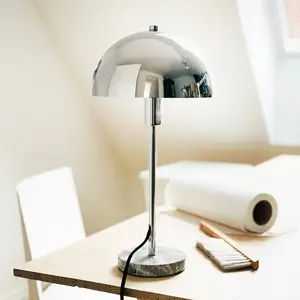 Comparateur de prix : Dyberg Larsen Lampe de table Stockholm, hauteur 41 cm métal/marbre