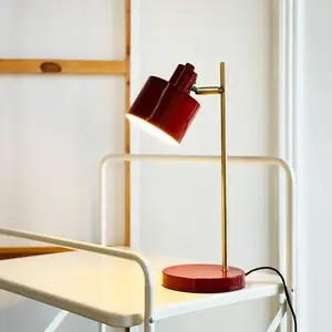 Comparateur de prix : Dyberg Larsen Lampe de table Ocean, rouge foncé, hauteur 43 cm