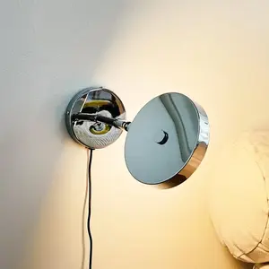 Comparateur de prix : Applique murale chrome, h 10cm d 14cm - starlight