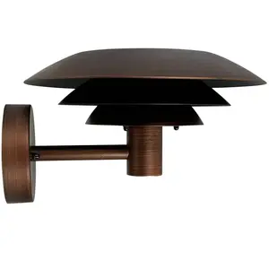 Dyberg Larsen Applique d'extérieur DL25, couleur cuivre pas cher