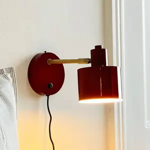 Comparateur de prix : Dyberg Larsen Applique murale Ocean, rouge foncé, saillie 30 cm