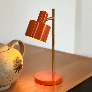 Lampe de table LED rechargeable Dyberg Larsen Ocean Mini, orange pas cher
