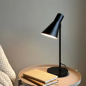Comparateur de prix : Dyberg Larsen lampe de table DL12, noir, hauteur 44,5 cm, métal