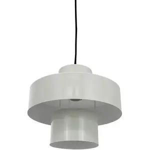 Comparateur de prix : Dyberg Larsen Suspension Stoke, blanc mastic, Ø 20 cm, métal