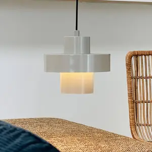 Comparateur de prix : Dyberg Larsen Suspension Stoke, gris, Ø 20 cm, métal
