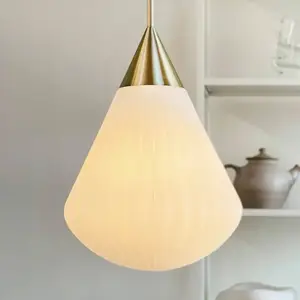 Comparateur de prix : Dyberg Larsen suspension Ballon, Ø 33 cm blanc/couleur laiton