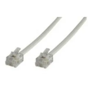 Microconnect Câble modulaire droit RJ12 6C6P 10m blanc - MICRO CONNECT - MPK110 pas cher