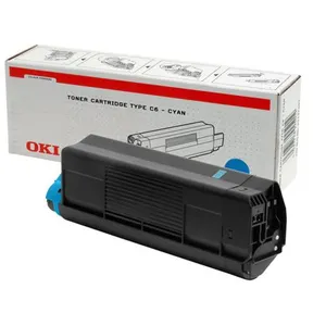 OKI Cyan Toner Cartridge C5100/C5300   Cartouche Toner Laser pour imprimantes (5000 Pages, Cyan) pas cher