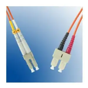 Comparateur de prix : EET Nordic MicroConnect LC/PC-SC/PC 3m 50/125 MM - 3 m - LC - SC - Male connector / Male connector - Orange (FIB422003)