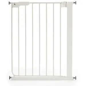 Comparateur de prix : Barrière de sécurité étroite BabyDan SlimFit métal Blanche