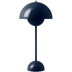 Comparateur de prix : &tradition - Lampe de table FlowerPot - Bleu - Acier laqué - Designer ...