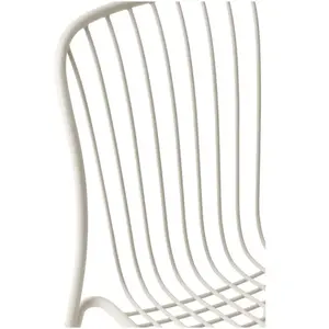 Chaise de jardin en acier ivoire Thorvald SC94 - &tradition pas cher
