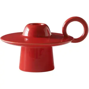 &tradition - Bougeoir Momento - Rouge - Céramique émaillée - Designer ...Vendu parmade-in-design