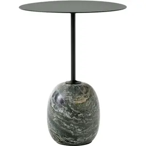 andTRADITION Table d'appoint Lato - Deep Green & Verde Alpi Marble - Ø... pas cher
