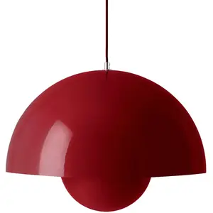 Comparateur de prix : &tradition - Suspension FlowerPot - Rouge - Aluminium laqué - Designer Verner Panton