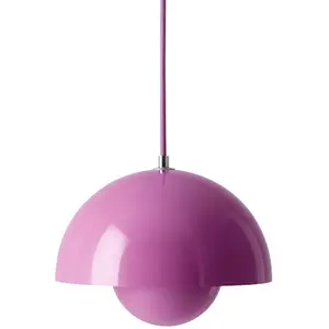 & Tradition - Suspension Flowerpot VP1, Verner Panton, 1968 Rose taille unique