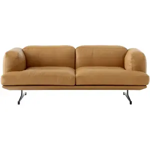 & Tradition - Canapé Inland AV22 en cuir noble Cognac taille uniqueVendu parsmallable
