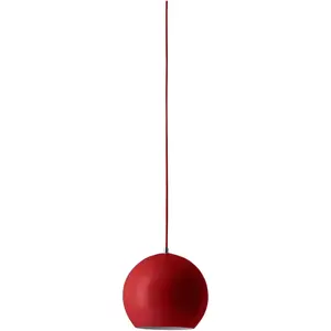 & Tradition - Suspension Topan VP6 Rouge vermillon taille unique pas cher