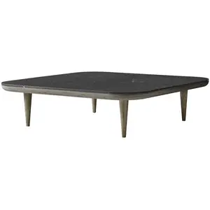Table basse en marbre noir Fly SC11 - &tradition