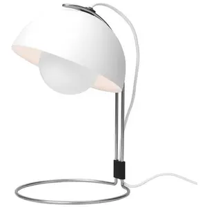 Lampe de table en acier blanc mat 35,9 x 23 cm VP4 - &tradition