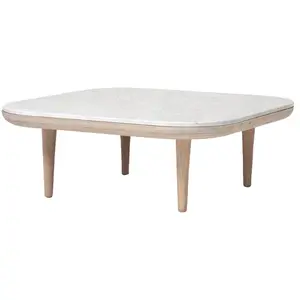 Table basse en marbre blanc Fly SC4 - &tradition