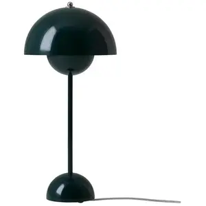 &Tradition & Tradition FLOWERPOT VP3-Lampe de table Métal H50cm Vert pas cher