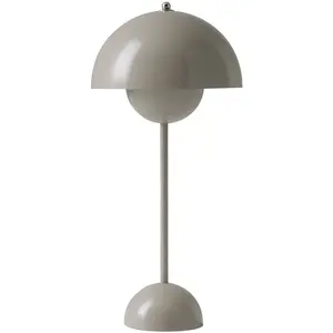 Comparateur de prix : & Tradition - Lampe à poser Flowerpot VP3, Verner Panton, 1969 Gris taille unique