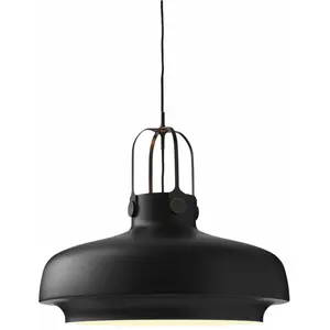 Suspension SC8 Copenhagen Pendant -  noir mat / laiton andTRADITION